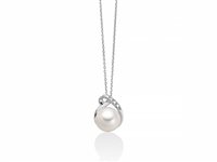 Collana Miluna Donna COLLIER DI PERLE in Oro bianco Perla PCL6425